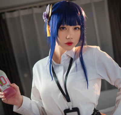 美图欣赏丨Coser无影喵喵Ghost:NO.003-OL雷电将军[35P-456MB]