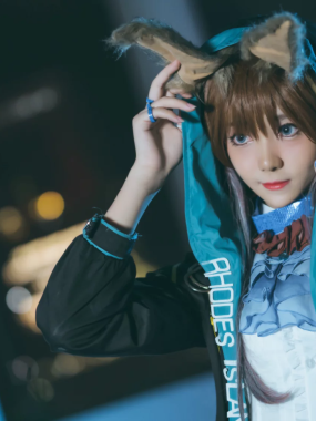 COS图集丨Coser南桃Momoko:NO.011-阿米娅原皮肤[26P-50MB]