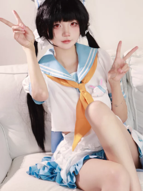 COS图集丨Coser五更百鬼:NO.048-二月舰长图[15P-83.2M]