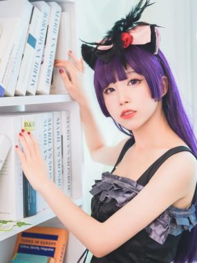 美图欣赏丨Coser_水淼Aqua:NO.022-黑猫 冷门小礼服[9P-101M]