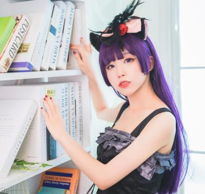 美图欣赏丨Coser_水淼Aqua:NO.022-黑猫 冷门小礼服[9P-101M]