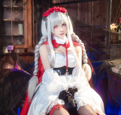 Coser_Tomoyo酱:NO.039-碧蓝航线 埃尔宾小红帽[30P-172MB]