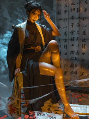 Coser杏仁曲奇:NO.0-15-黑神话 四妹[50P-1.48G]