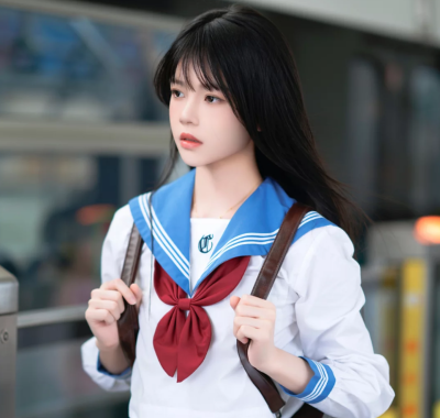 美图欣赏丨Coser桜桃喵:NO.0220-地铁JK[33P-527MB]