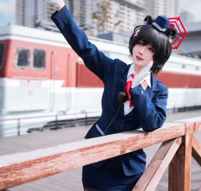 美图欣赏丨Coser_rioko凉凉子:NO.0138-蔚蓝档案 导游 椿[62P12V-1.03G]