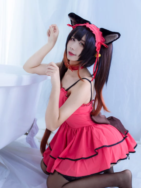 COS图集丨Coser九曲Jean:NO.007-猫娘狂三[10P-35MB]