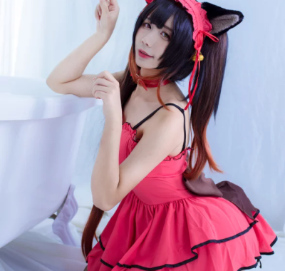 COS图集丨Coser九曲Jean:NO.007-猫娘狂三[10P-35MB]