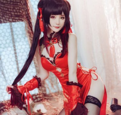 yui金鱼COS合集：本期鉴赏演绎旗袍版时崎狂三的致命诱惑