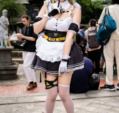 胜利女神妮姬COS：三橋くん演绎索达女仆的甜美温顺与性感