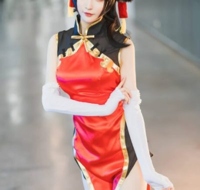 碧蓝航线小南宫COS合集：完美演绎舰娘旗袍高雄的端庄与魅力