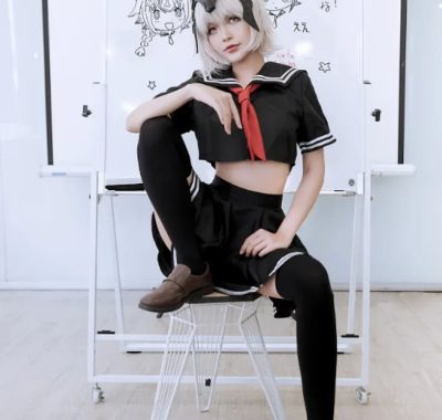 美图欣赏丨Coser_Azami:NO.020-黑贞德[14P-40MB]